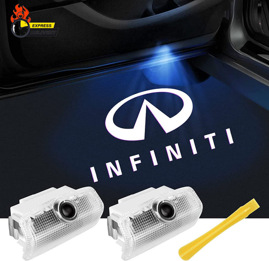 No Fade Car Door Lights Logo for Infiniti, LED Welcome Lights Accessories for Q5